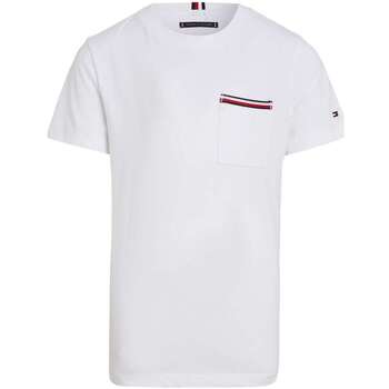 Vêtements Garçon T-shirts manches courtes Tommy Hilfiger 163123VTPE24 Blanc
