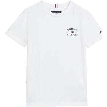Vêtements Garçon T-shirts manches courtes Tommy Hilfiger 163129VTPE24 Blanc