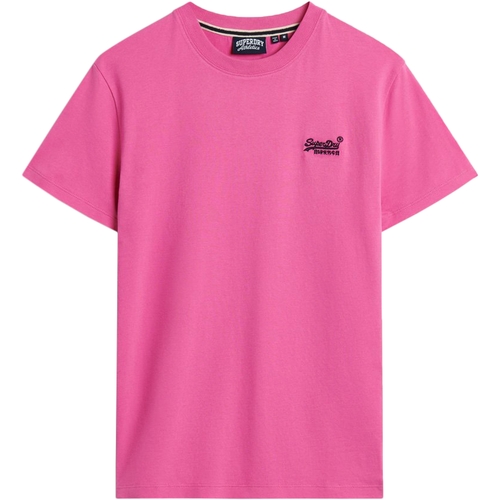 Vêtements Homme T-shirts manches courtes Superdry Vintage Logo Emb Rose