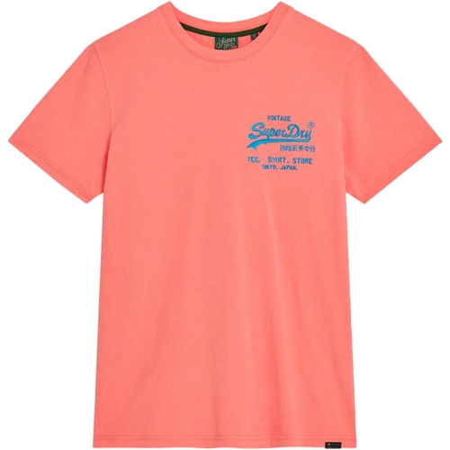 Vêtements Homme T-shirts manches courtes Superdry Neon VL T Rouge