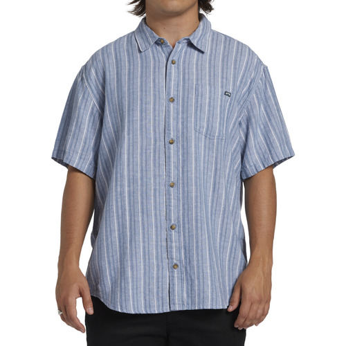 Vêtements Homme Chemises manches courtes Billabong Sacs de voyage Bleu