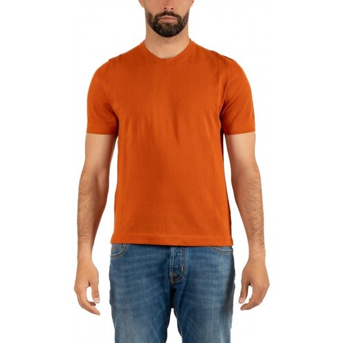 Vêtements Homme T-shirts & Polos Hindustrie T-SHIRT HOMME ORANGE