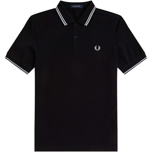 Vêtements Homme T-shirts & Polos Fred Perry Fp Twin Tipped Fred Perry Shirt Noir