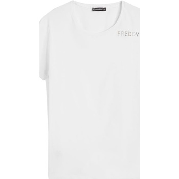 Vêtements Femme T-shirts manches courtes Freddy T-Shirt Manica Corta Blanc