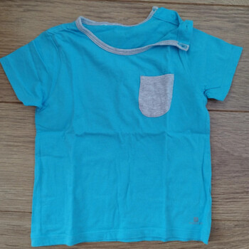 Vêtements Garçon T-shirts manches courtes Domyos T-shirt bleu et gris Domyos - 3 ans Bleu