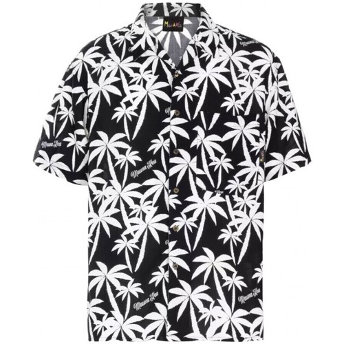 Vêtements Homme T-shirts & Polos Mauna Kea Chemise  imprim intgral Noir