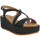 Chaussures Femme Sandales et Nu-pieds Inuovo 123106 Cuir Femme Black Noir