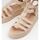 Chaussures Femme Sandales et Nu-pieds Vera Collection Sandales spartiate plateforme à semelle corde, Beige Beige