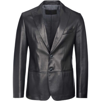 Vêtements Homme Vestes / Blazers D&G veste en cuir noir Noir