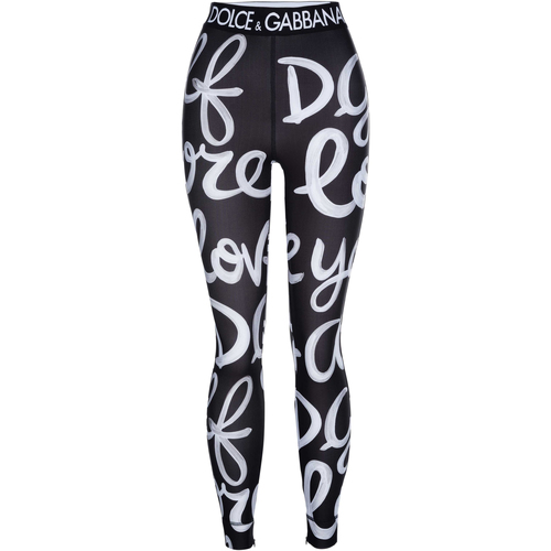 Vêtements Femme Leggings D&G Pantalon Noir