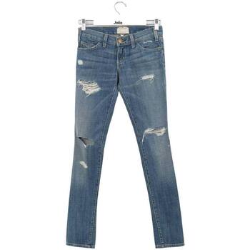 jeans current elliott  jean slim taille basse en coton 
