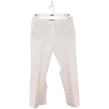 Vêtements Femme Pantalons The Kooples Pantalon slim en coton Blanc