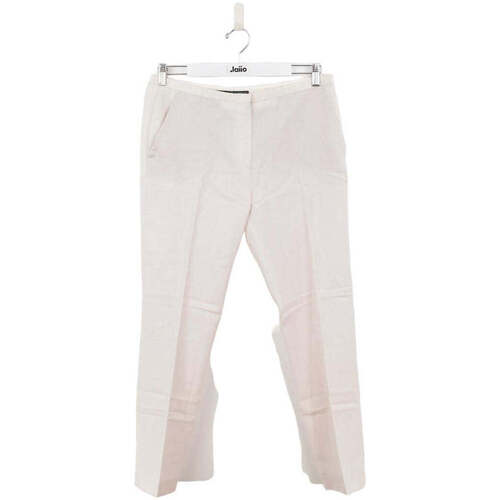 Vêtements Femme Pantalons The Kooples Pantalon slim en coton Blanc