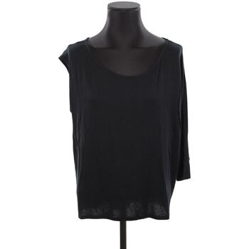 Vêtements Femme Débardeurs / T-shirts sans manche Maje Top asymétrique noir Noir