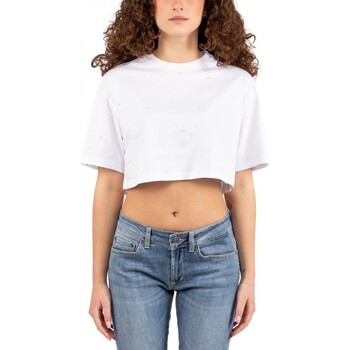 Vêtements Femme Chemises / Chemisiers Dondup T-SHIRT FEMME Blanc