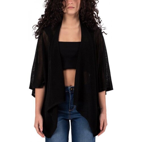 Vêtements Femme high neck zip-up sweatshirt Alpha CARDIGAN FEMME Noir