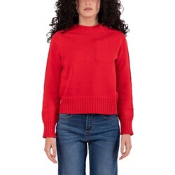 Vêtements Femme T-shirts manches longues Alpha PULL FEMME Rouge