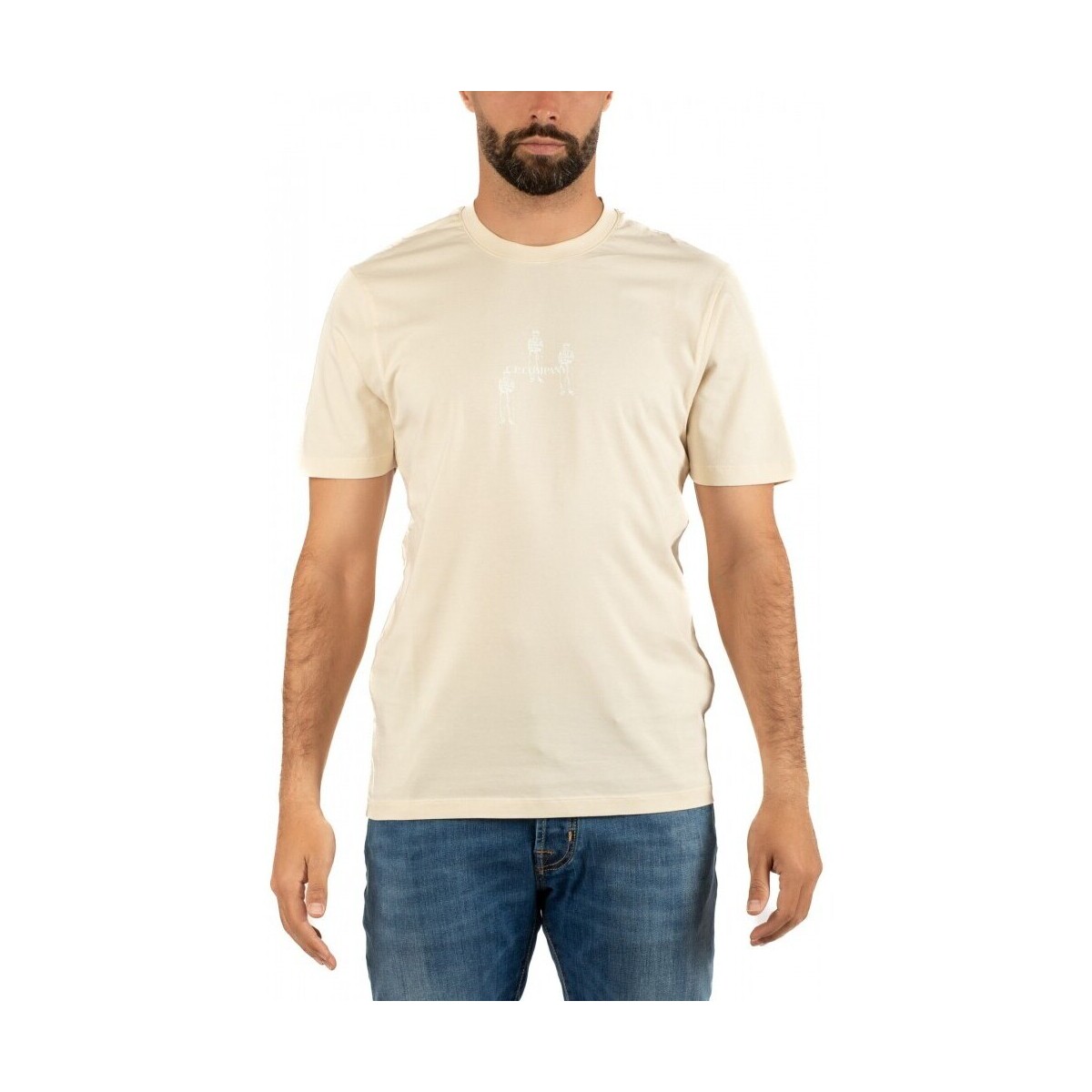 Vêtements Homme T-shirts & Polos Cp Company T-SHIRT HOMME  C.P COMPANY Beige