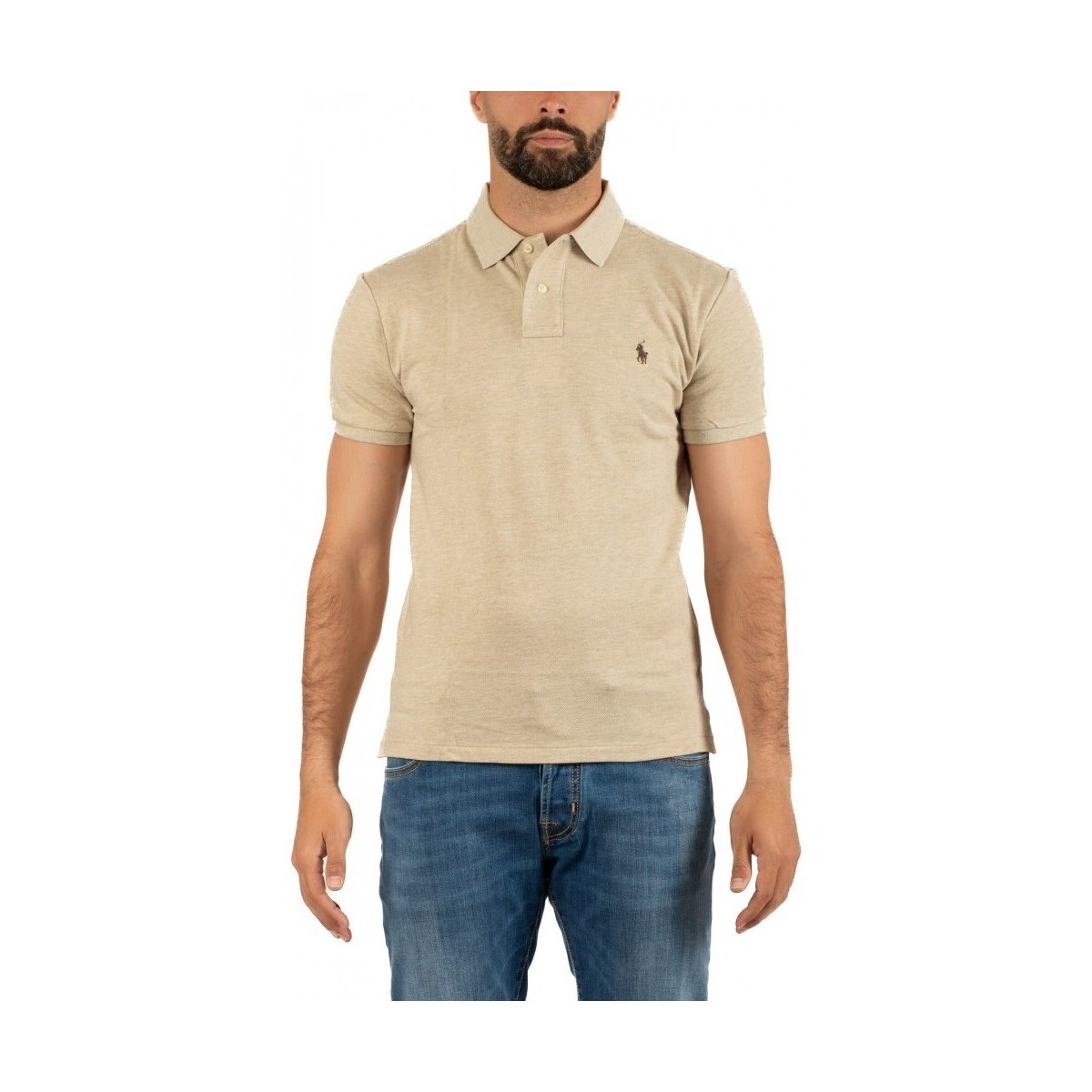 Vêtements Homme T-shirts & Polos Ralph Lauren POLO HOMME Beige