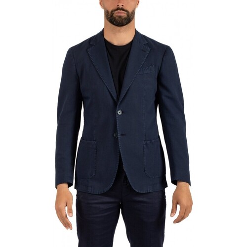 Vêtements Homme Vestes / Blazers Santaniello BLAZER HOMME Bleu