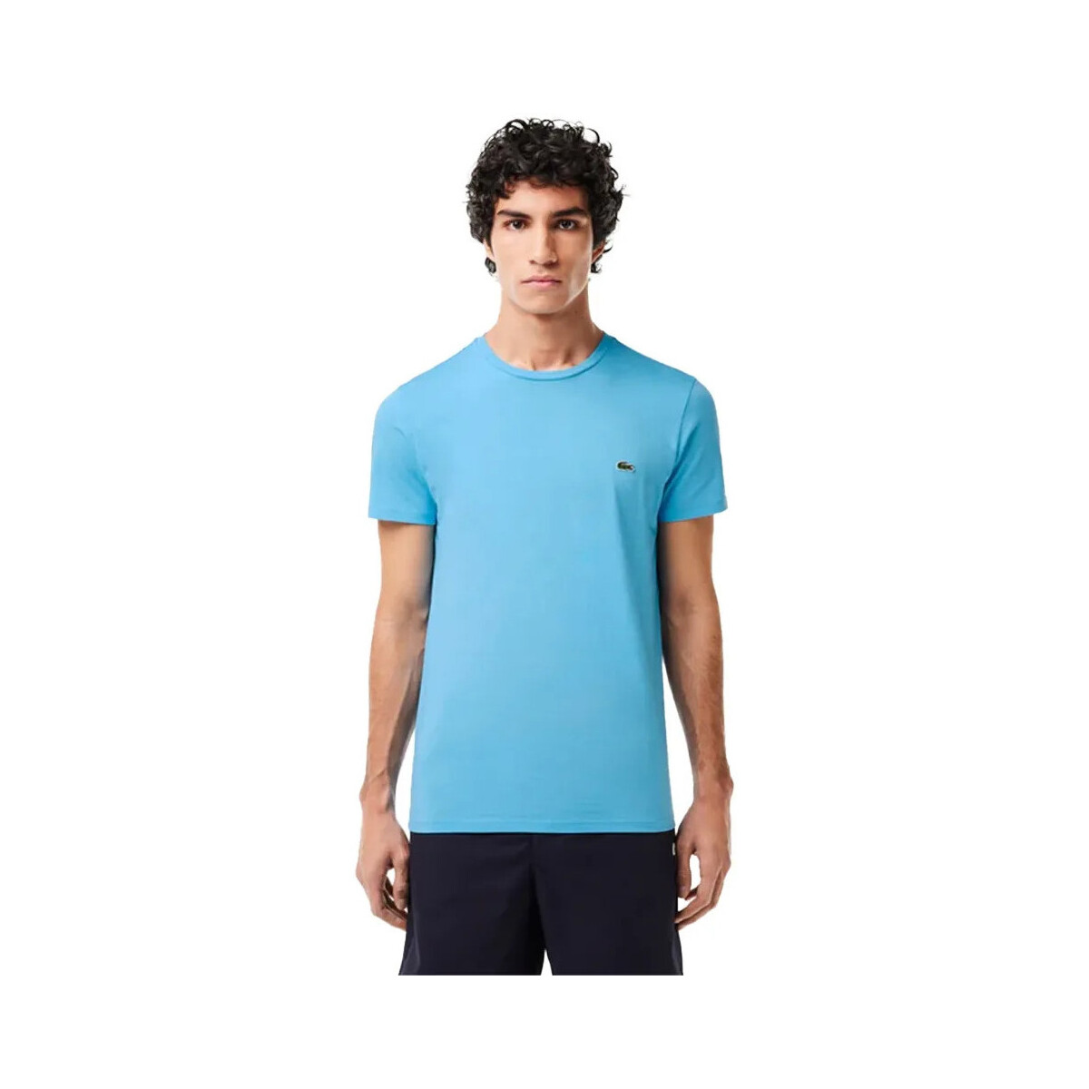 Vêtements Homme T-shirts manches courtes Lacoste Pima Bleu