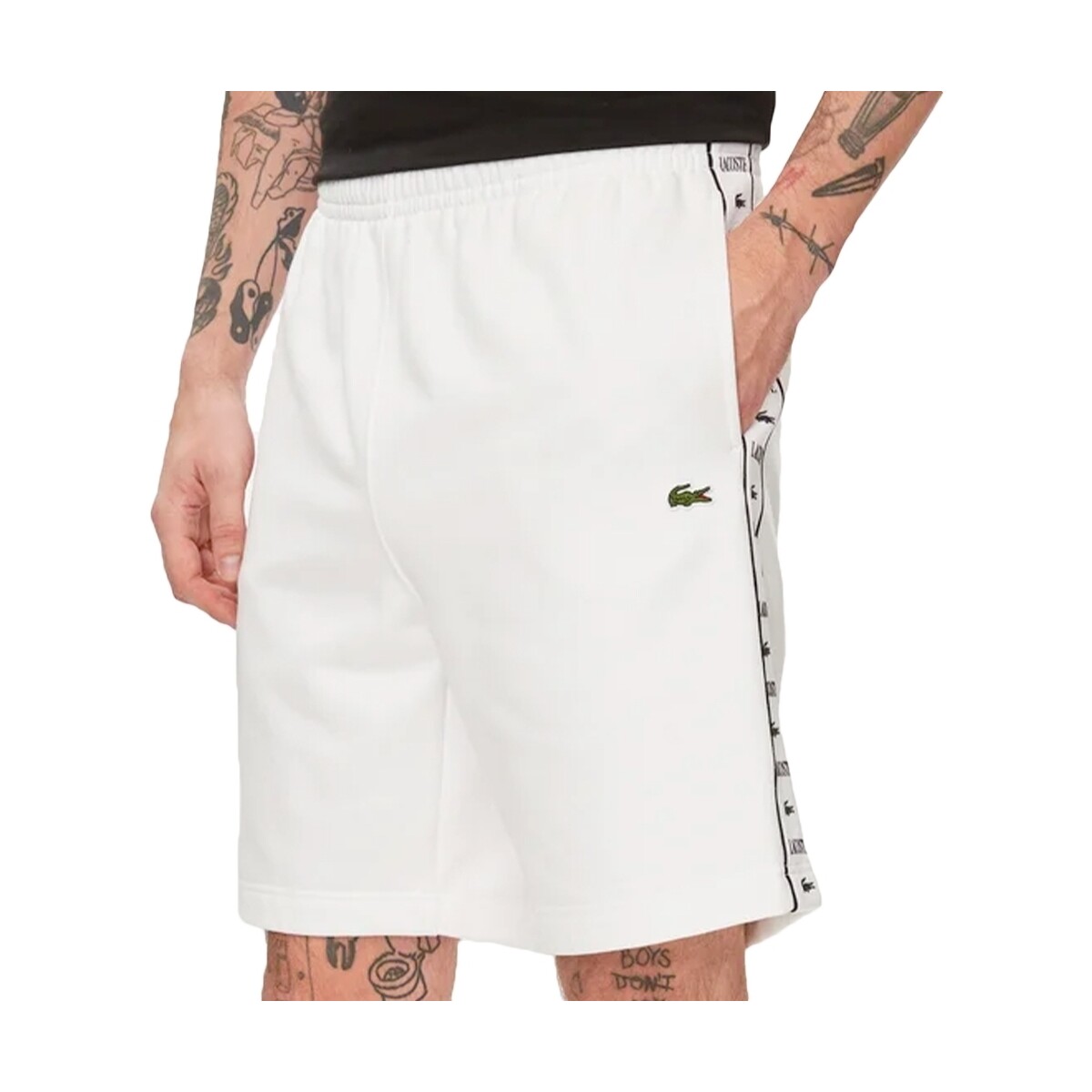 Vêtements Homme Shorts / Bermudas Lacoste Jogger Blanc