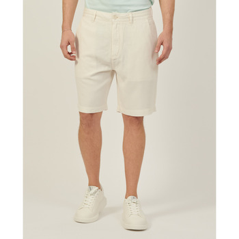 Vêtements Homme Shorts Flower / Bermudas Guess Bermuda taille mi-haute Blanc
