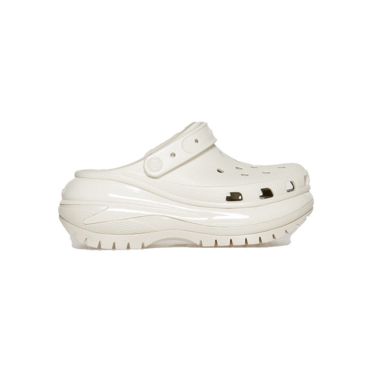 Chaussures Femme Sandales et Nu-pieds Crocs CLASSIC MEGA CRUSH CLOG 207988 Beige