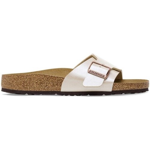Chaussures Femme Tongs Birkenstock PANTOUFLE  CATALINA PEARL WHITE Blanc