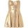 Vêtements Femme Robes Norma Kamali Mini robe dorée Autres