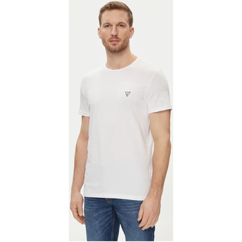 Vêtements Homme T-shirts manches courtes Guess U97M00 KCD31 Blanc