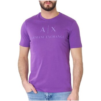 Vêtements Homme T-shirts manches courtes EAX 8NZTCJ Z8H4Z Violet