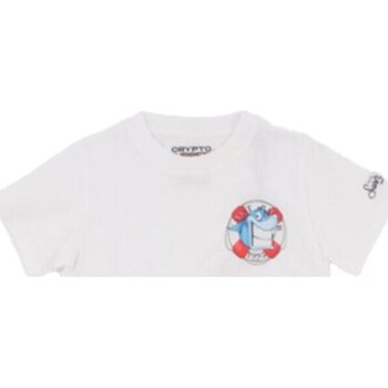 Vêtements Garçon T-shirts manches courtes Mc2 Saint Barth TSH0001 03060F Blanc
