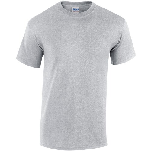 Vêtements Homme T-shirts manches longues Gildan Heavy Cotton Gris