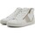 Chaussures Femme Bottes Geox Blomiee Sneaker Donna Off White D366HD054BSC1352 Blanc