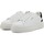 Chaussures Femme Multisport Guess Sneaker Donna White Black FLJELBLEA12 Blanc