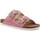 Chaussures Femme Bottes Colors of California Ciabatta Donna Pink HC.BIO316 Rose
