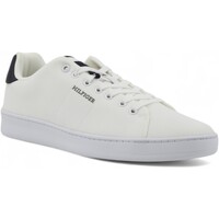 Chaussures Homme Multisport Tommy Hilfiger Court Cupsole Sneaker Uomo White FM0FM04967 Blanc