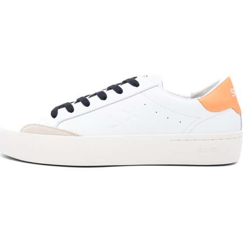 Chaussures Homme Baskets basses Sun68 Street Leather Blanc