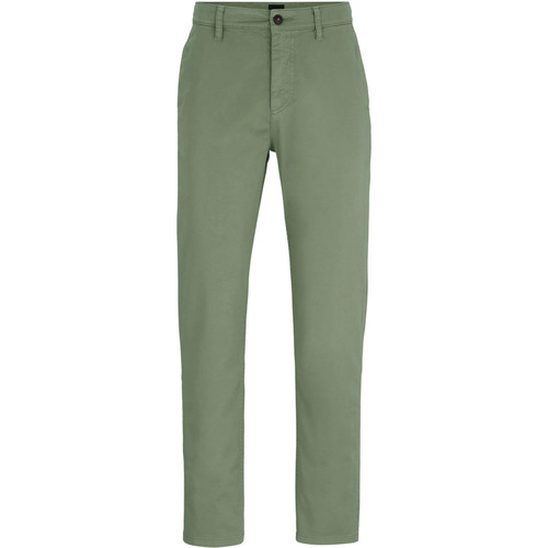Vêtements Homme Pantalons BOSS Satin Chino Vert Vert