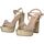 Chaussures Femme Sandales et Nu-pieds Exé Shoes OPHELIA-623 Doré