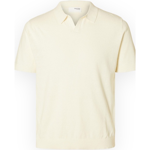 Vêtements Homme T-shirts & Polos Selected 16090124 EGRET Beige