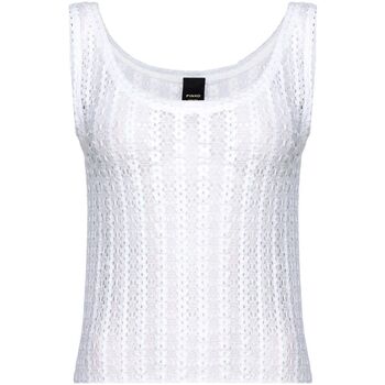 Vêtements Femme Débardeurs / T-shirts sans manche Pinko CARMENA 103182 A1PY-Z04 Blanc