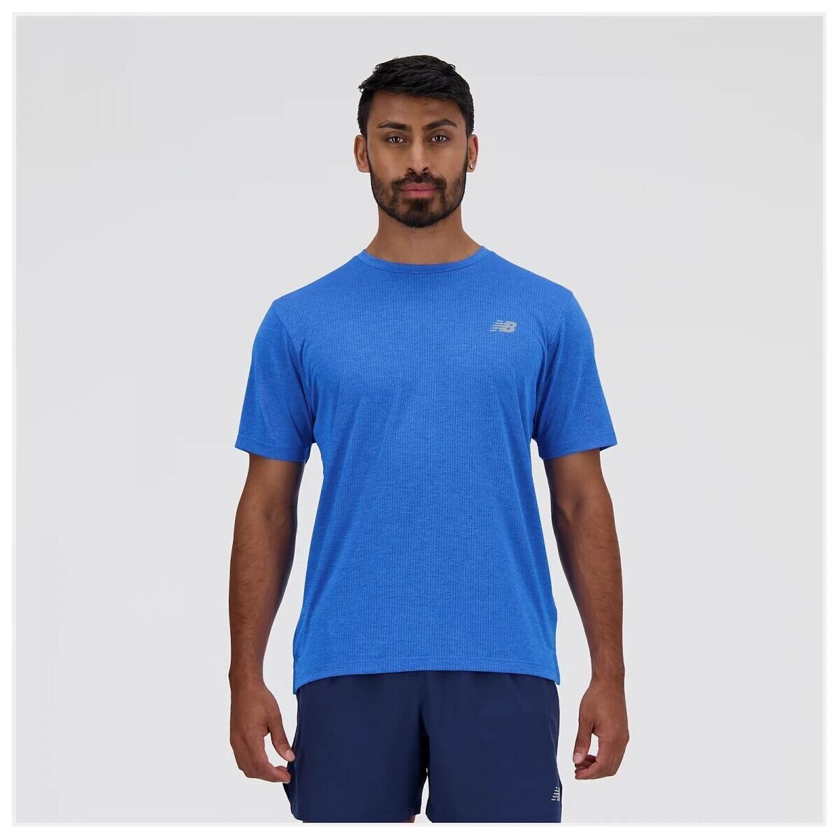 Vêtements Homme T-shirts & Polos New Balance MT41253-BIA Bleu