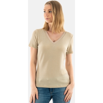 Vêtements Femme T-shirts manches courtes Morgan 212-diwi Beige