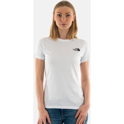 Vêtements Femme T-shirts manches courtes The North Face 0a87nm Blanc