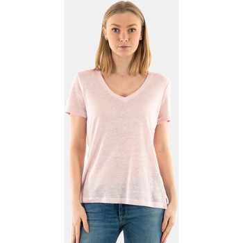 Vêtements Femme T-shirt Regular With Graphic Salsa 21008469 Rose
