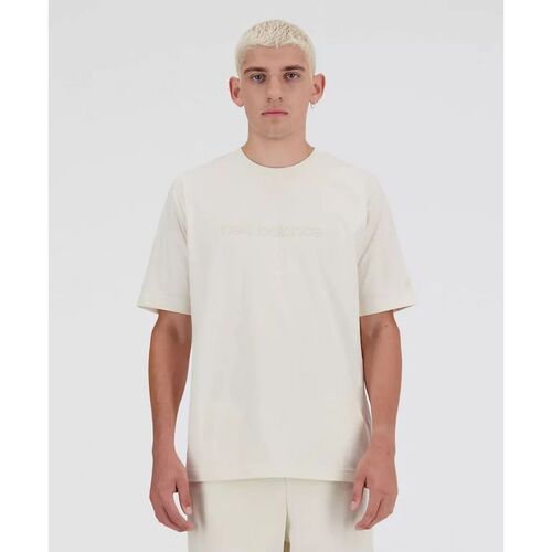 Vêtements Homme T-shirts & Polos New Balance MT41559-LIN Blanc