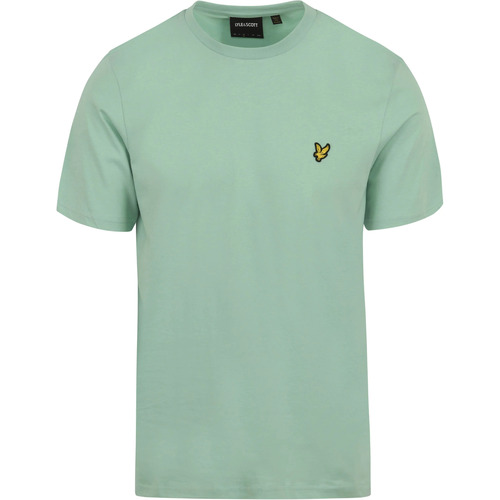 Vêtements Homme T-shirts & Polos Ballerines / Babies Lyle & Scott T-Shirt Vert Clair Coupe Moderne Vert