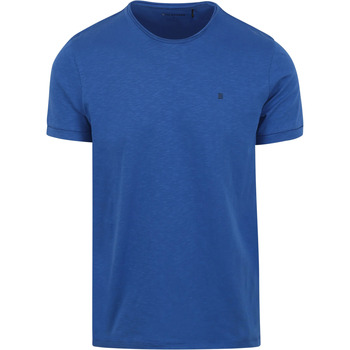 t-shirt no excess  t-shirt slubs bleu 
